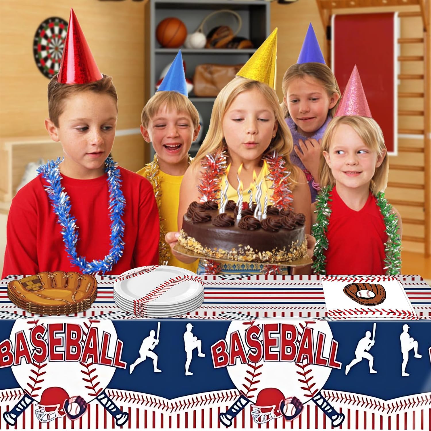 Thumbnail 6 de Baseball Party Decorations, 41-Piece Set
