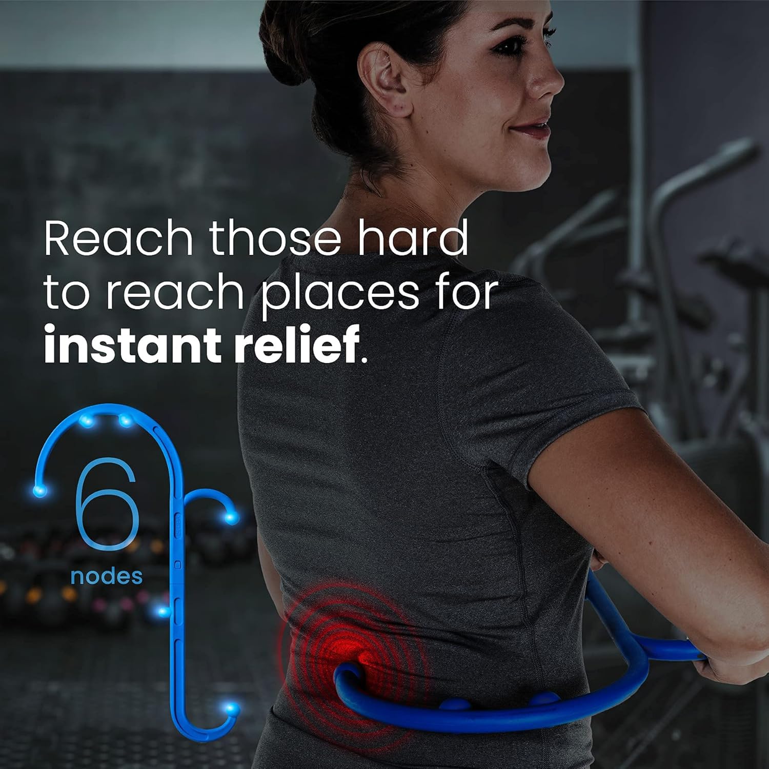 Detalle de LiBa Back and Neck Massager — Trigger Point Massage Tool