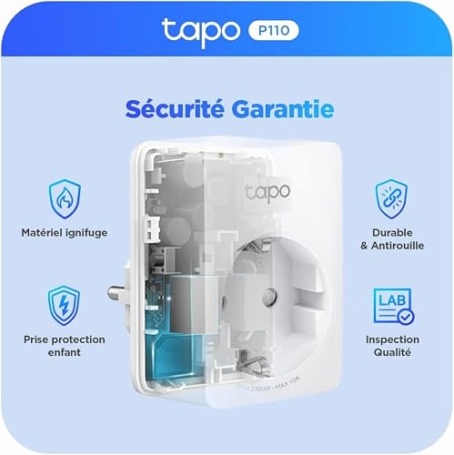 Thumbnail 8 de Tapo Prise Connectée WiFi 16A Type E — Suivi de consommation et compatibilité Alexa/Google Home