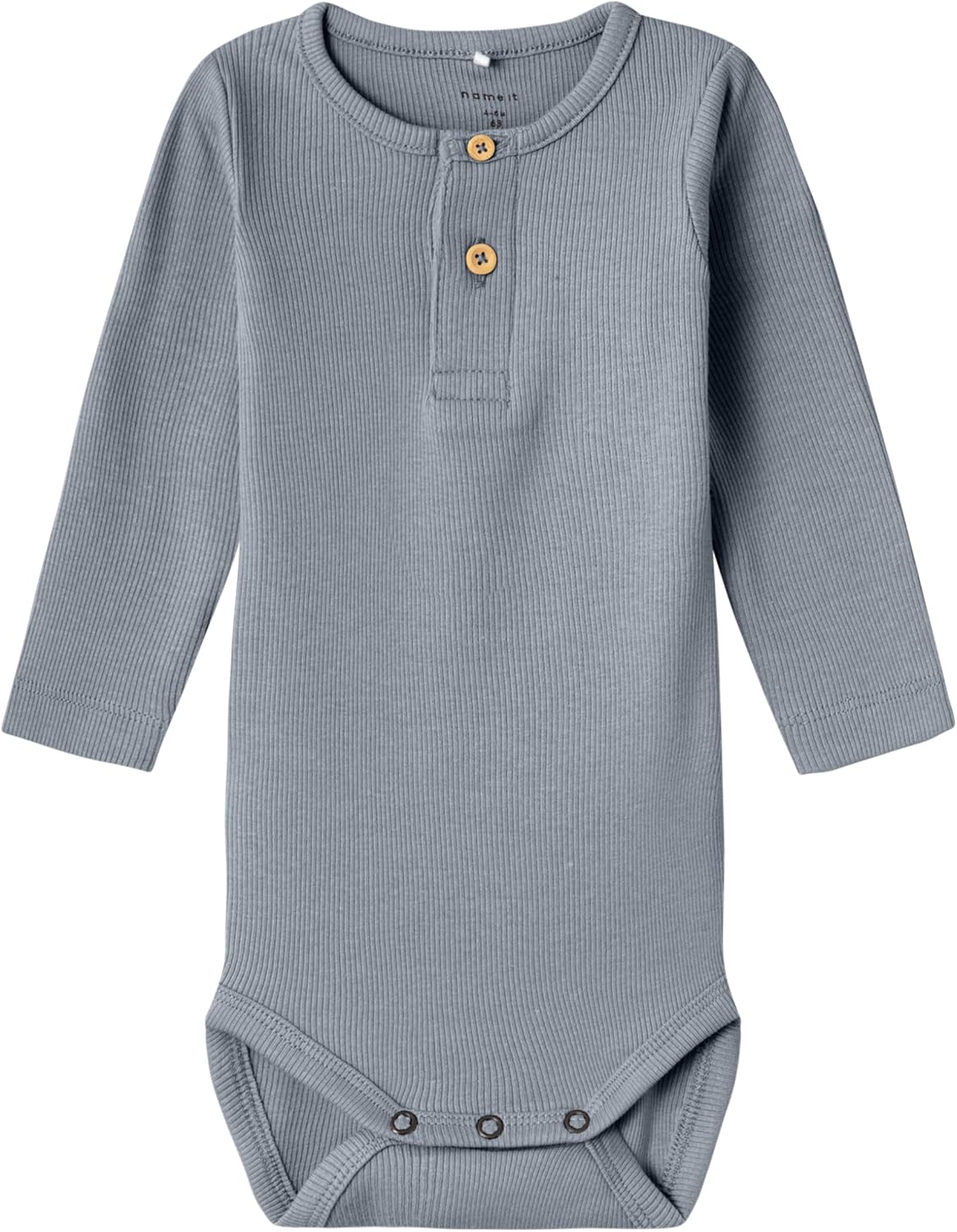 Detalle de NAME IT Herren Nbmkab Ls Body Noos – Langarm Bodysuit aus geripptem Strick