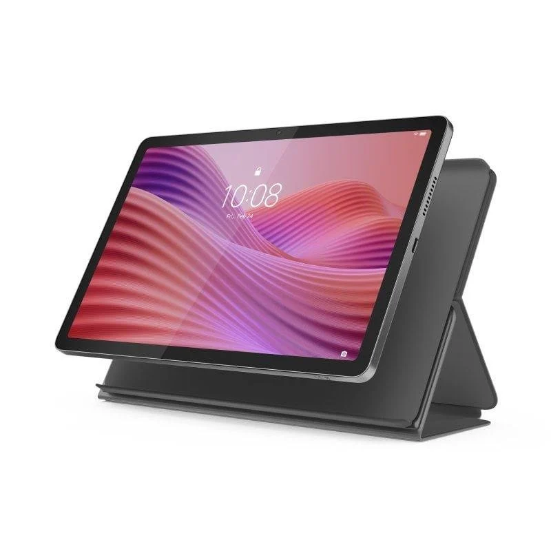 Detalle de Lenovo Tab 10.1" 64GB WiFi con funda soporte: rendimiento básico y entretenimiento en movilidad