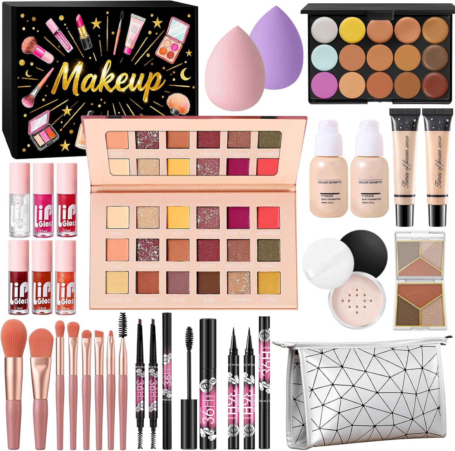 Detalle de Coffret Maquillage Femme Tout-en-un 💄