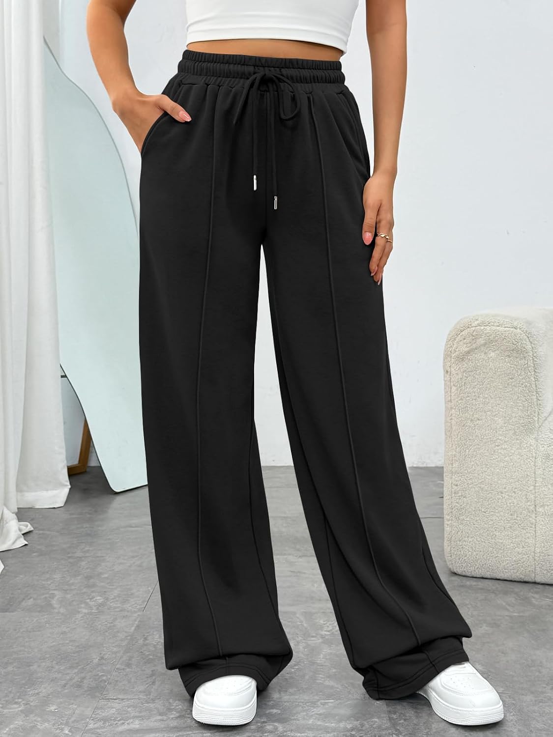 Thumbnail 1 de Trendy Queen Wide Leg Sweatpants