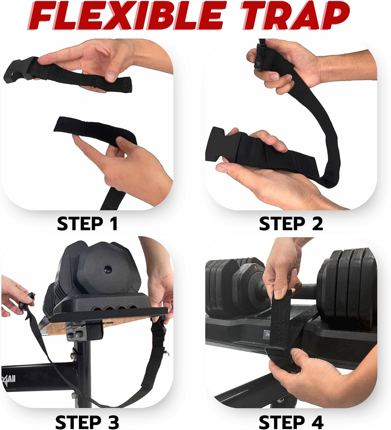 Detalle 2 de Yes4All Dumbbell Stand, 160 lb Capacity