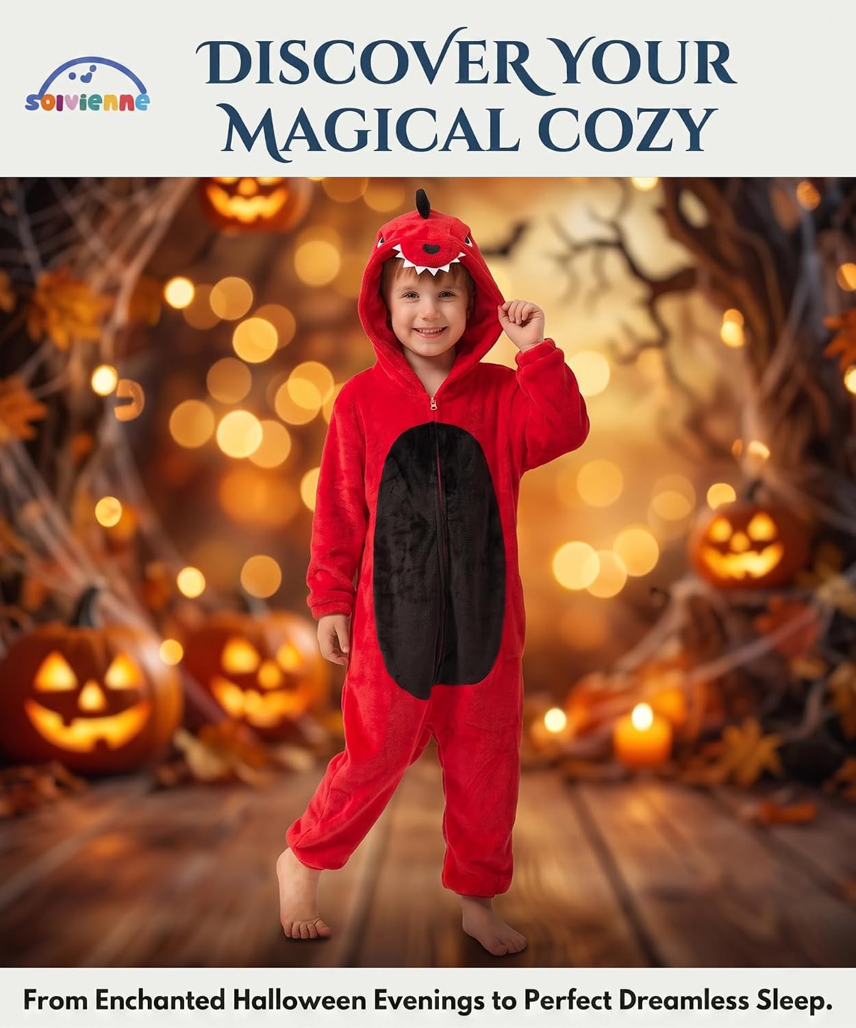 Thumbnail 6 de Solvienne Kids' Plush Onesie Costume