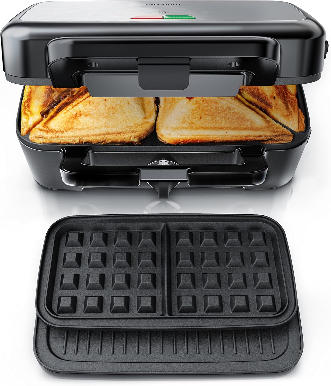 Arendo 3-in-1 Sandwichmaker 1200 W