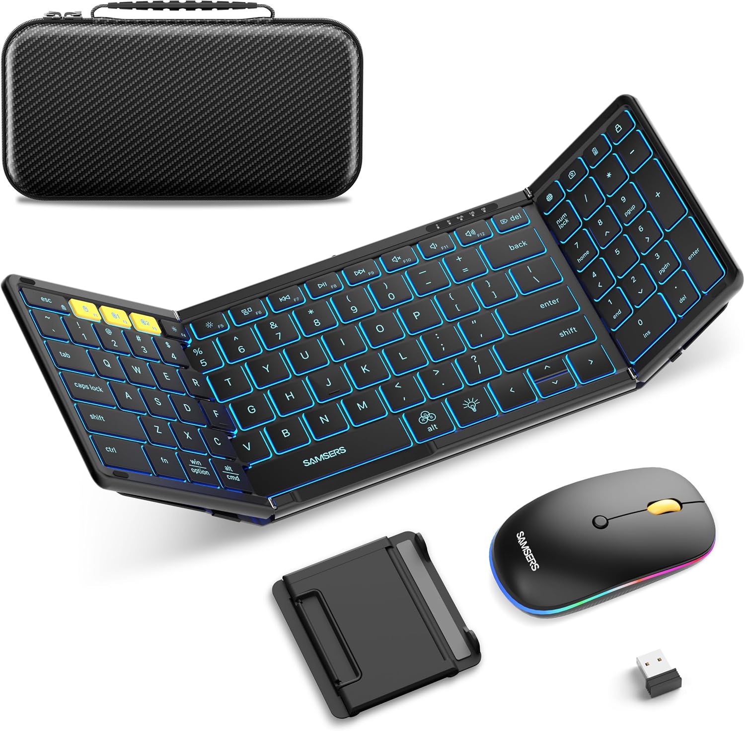 Detalle de Samsers Foldable Keyboard 13.5x4.5 in ⌨