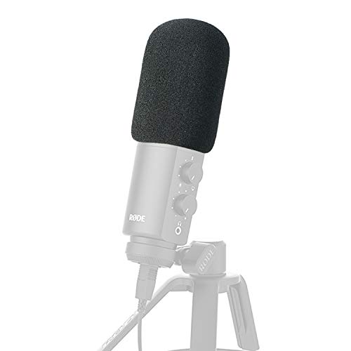Detalle de YOUSHARES Rode NT-USB+ Popschutz – Profi Windschutz aus Schaumstoff und Pop-Filter für Rode NT-USB/+ Kondensatormikrofon
