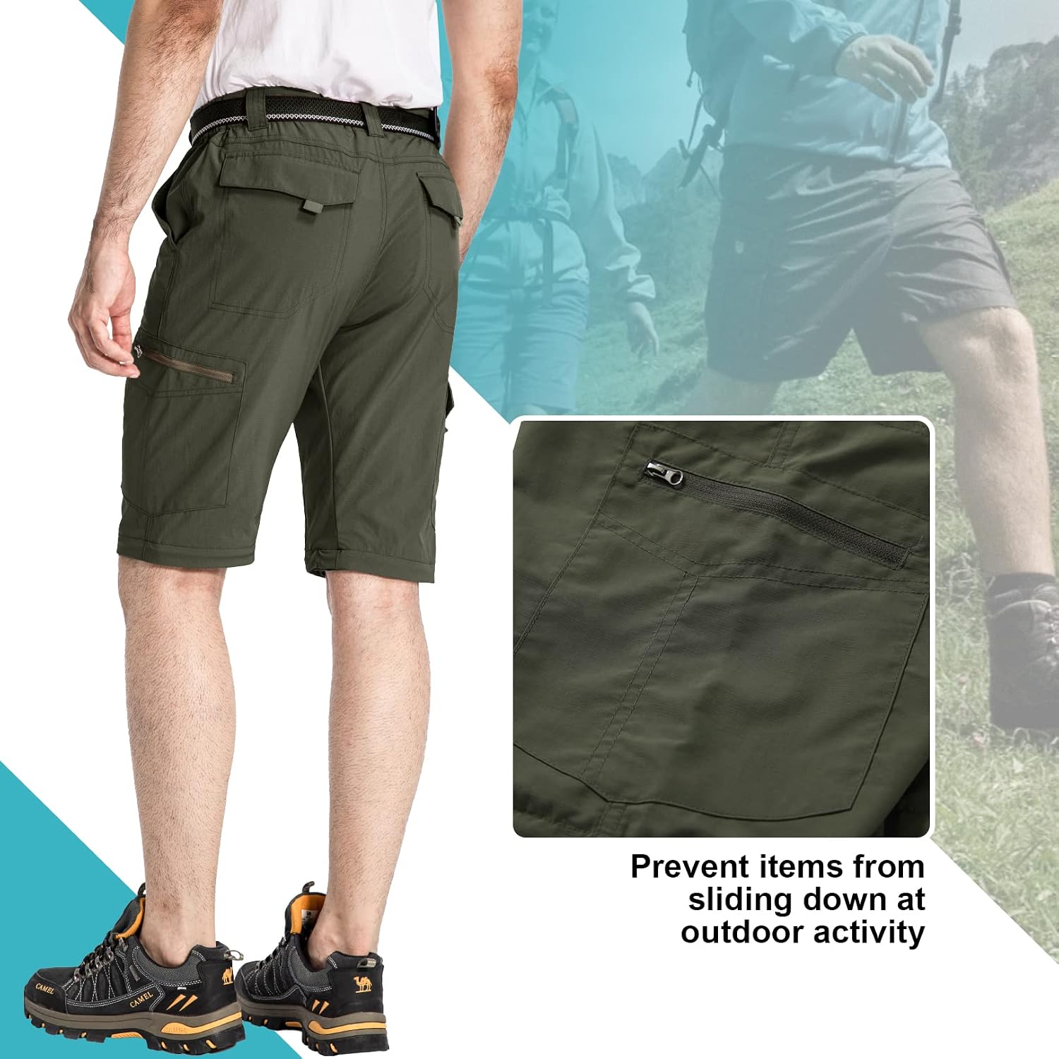 Detalle 1 de mosingle Zip Off Hiking Trousers