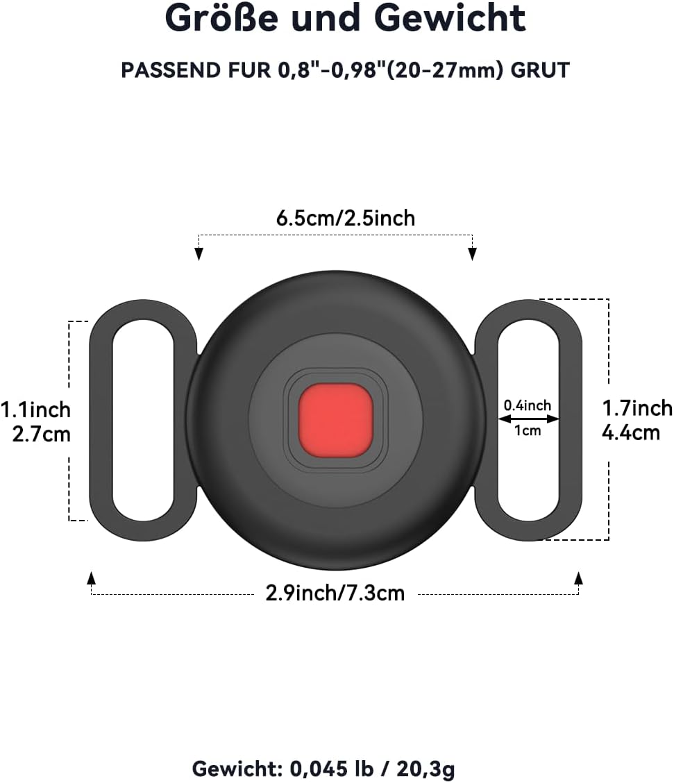 Thumbnail 6 de Hund GPS Tracker für Android ohne ABO – 4er Pack, Wasserfest, Google Find Hub kompatibel