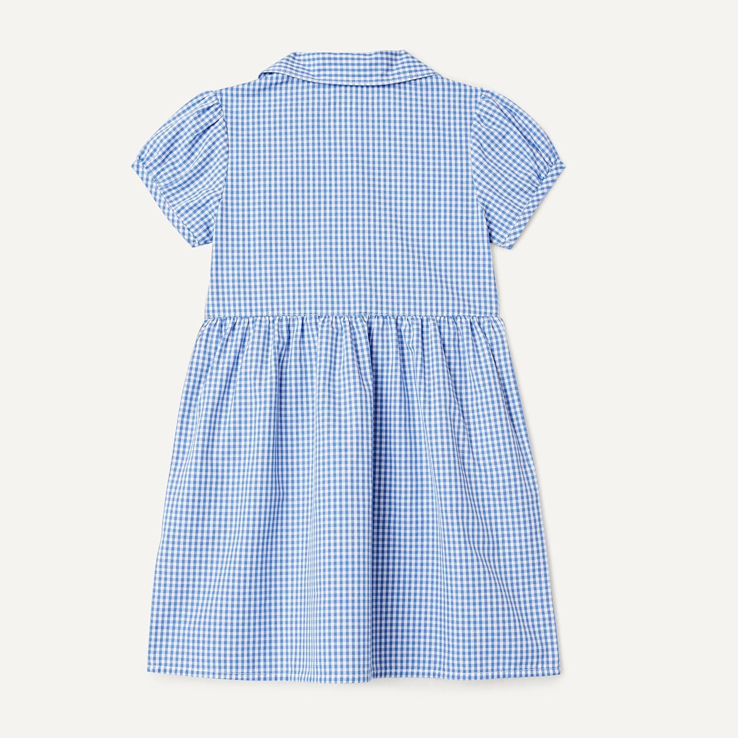 Detalle de Amazon Essentials Girls' Gingham School Uniform Dress, Pack of 2