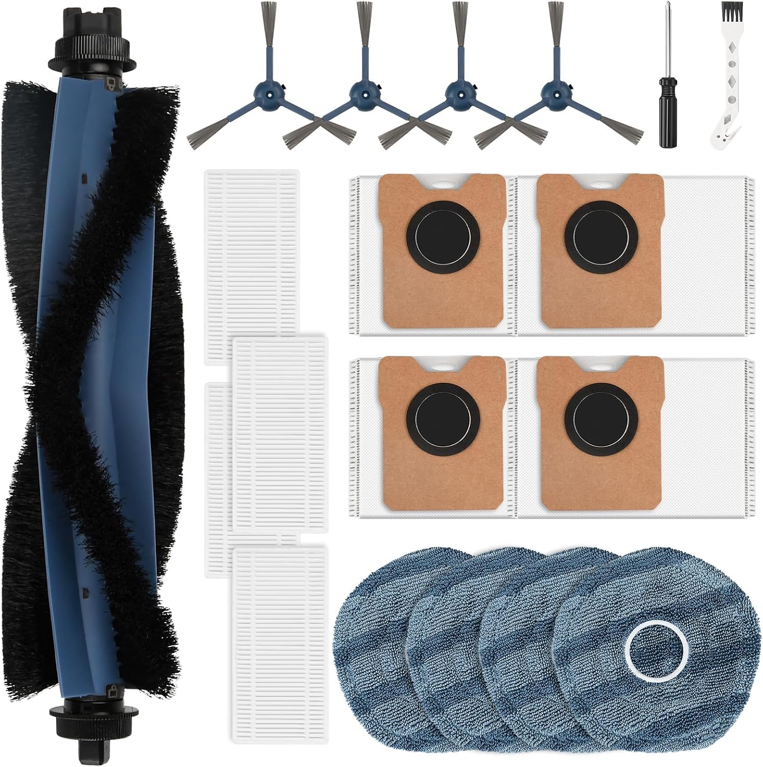 Detalle de Fenkabs Omni C20 19-delige accessoireset voor Eufy robotstofzuiger