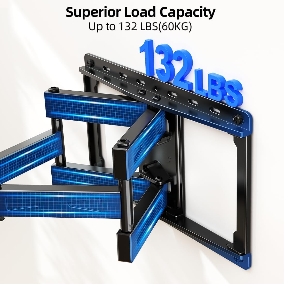 Detalle de HOME VISION Full Motion TV Wall Mount 132 lbs