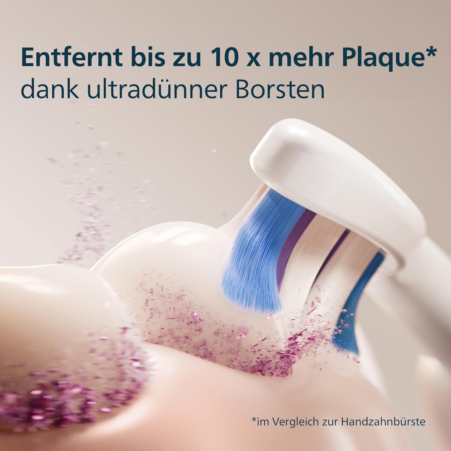 Detalle 2 de Philips Sonicare S2 Sensitive Ersatzbürstenköpfe 6er-Pack 🪥