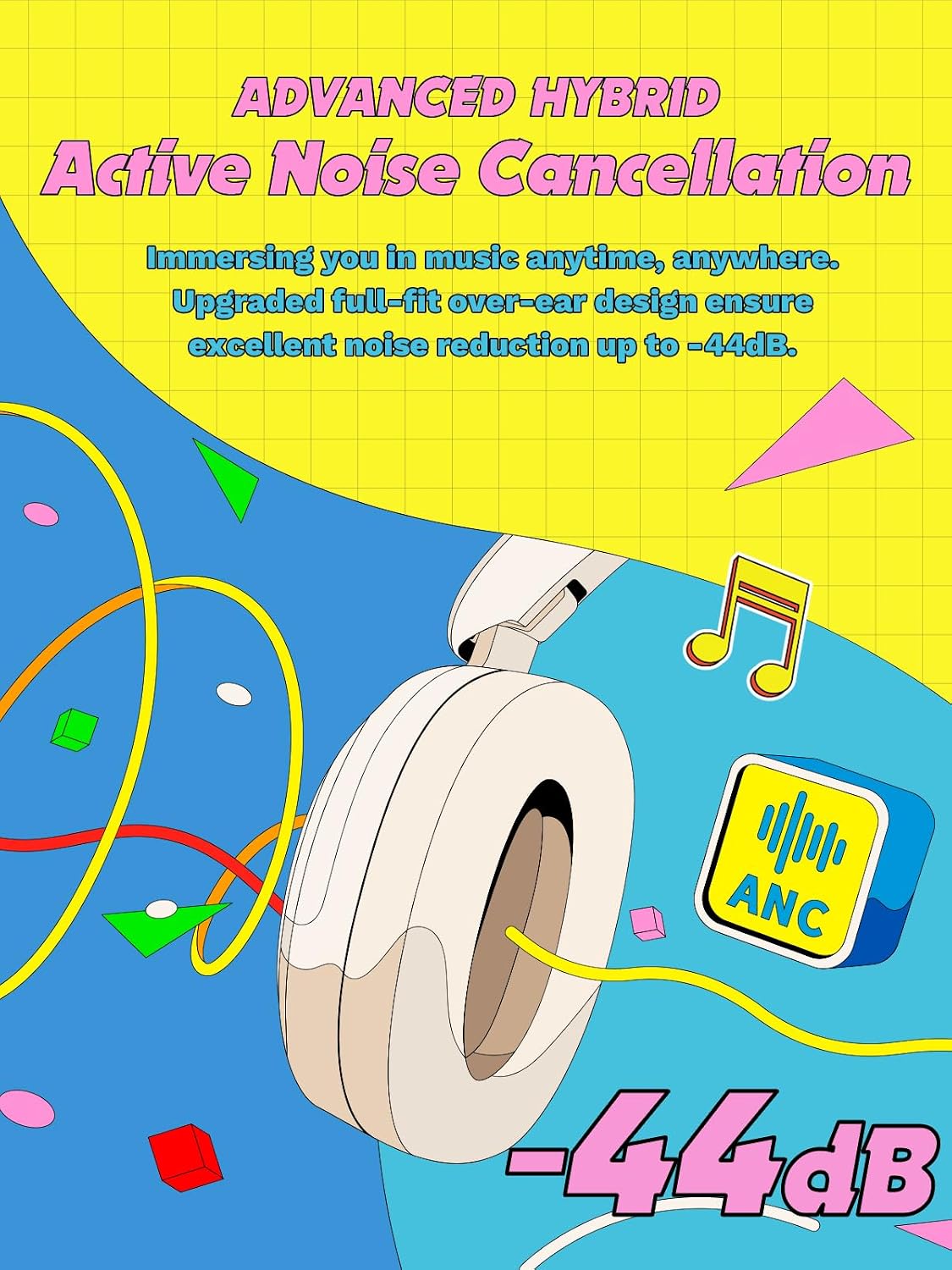 Detalle 2 de Edifier W800BT Pro Hybrid Active Noise Cancelling Headphones (Wired Hi-Res, Bluetooth 5.4, 45H playtime)