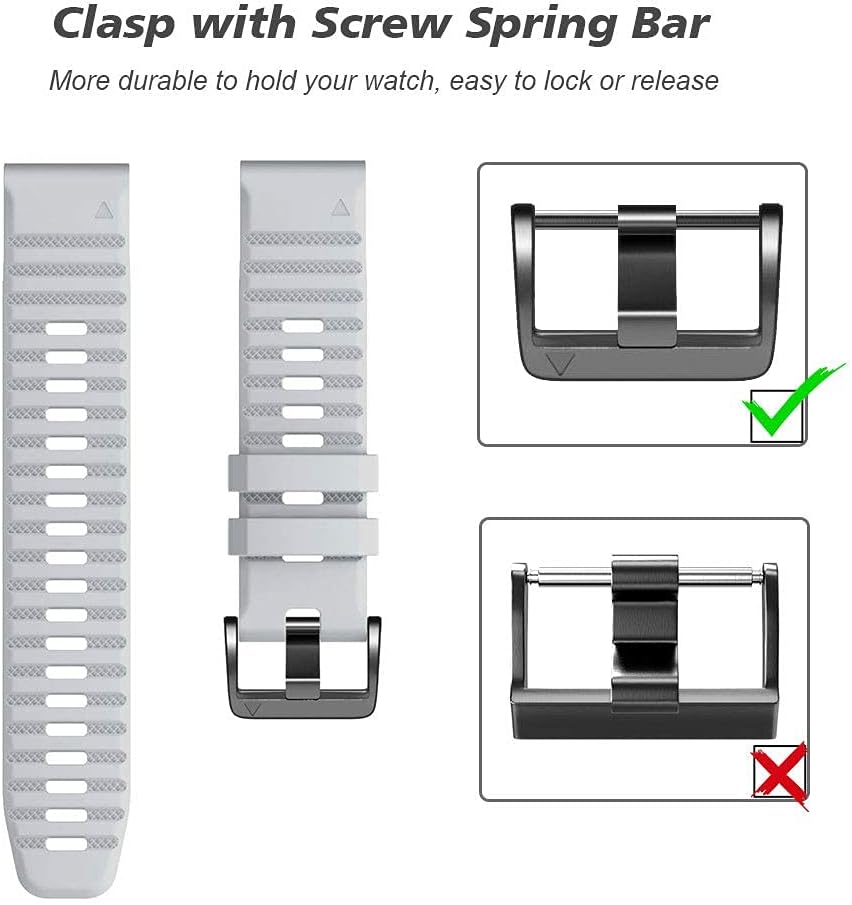 Thumbnail 2 de NotoCity cinturino in silicone Quick-Fit da 22mm per Garmin Fenix 6/Fenix 5 e Forerunner 935/945