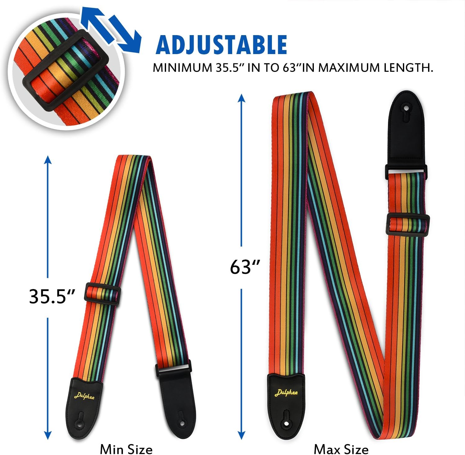 Detalle de Dulphee Guitar Strap Polyester