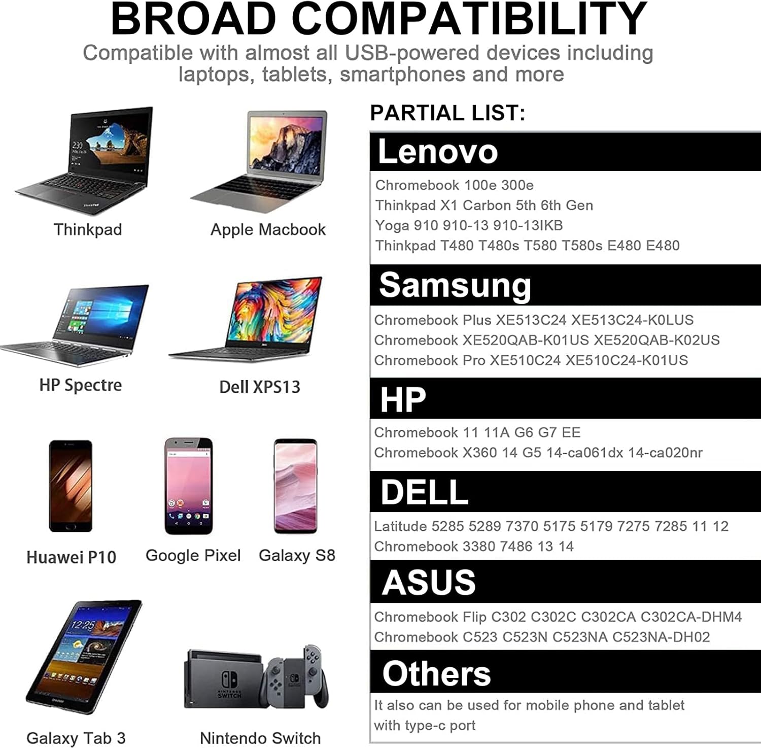 Thumbnail 2 de SCOVEE 65W USB-C Laptop Charger for Lenovo laptops