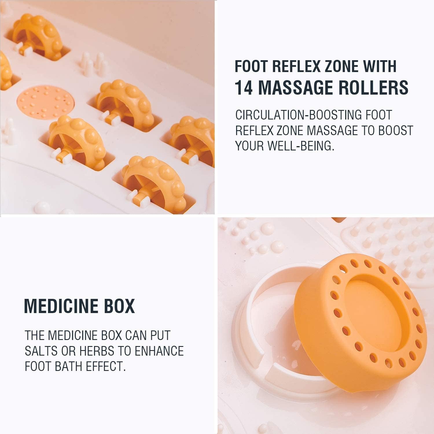 Thumbnail 3 de Hangsun foot spa bath massager, heat levels 14