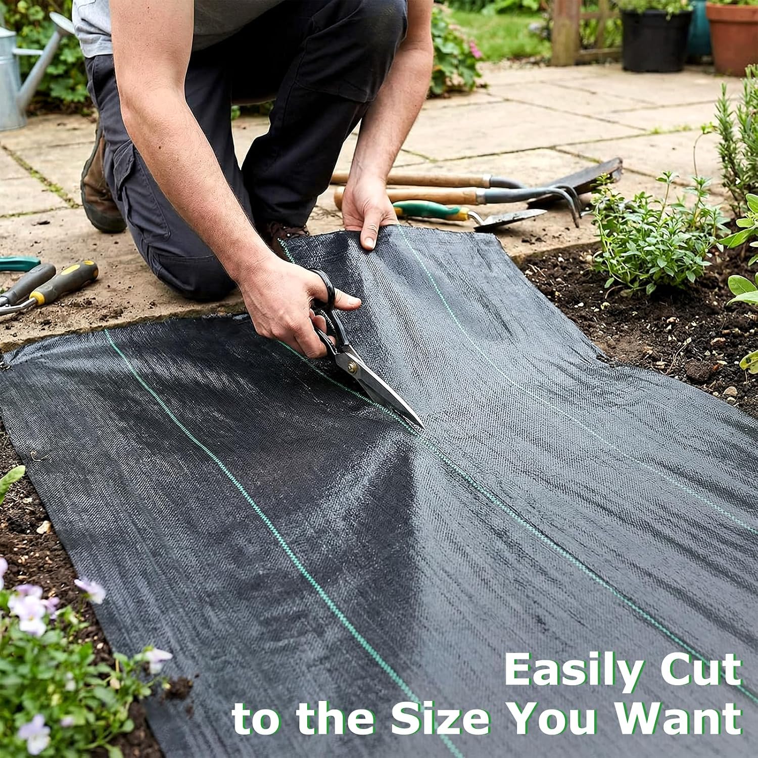 Thumbnail 3 de DMSELL 3m x 10m Heavy Duty Weed Control Membrane