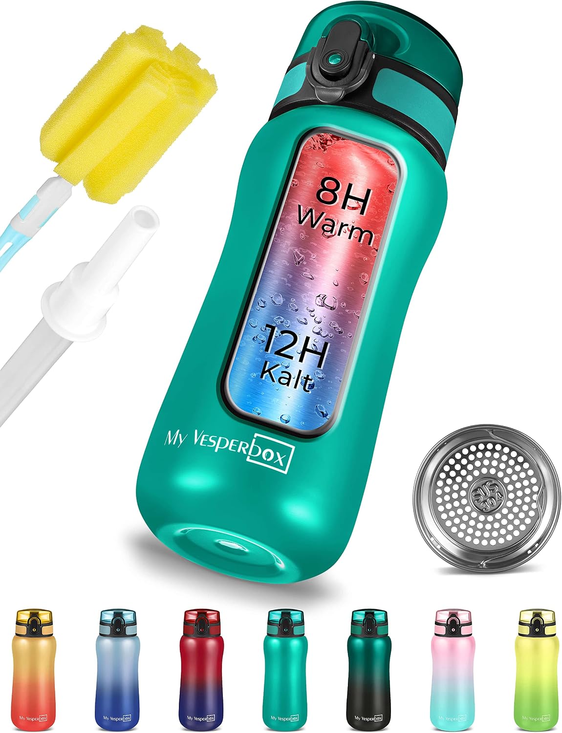 Detalle de MY VESPERBOX Thermosflasche Kinder 12 h