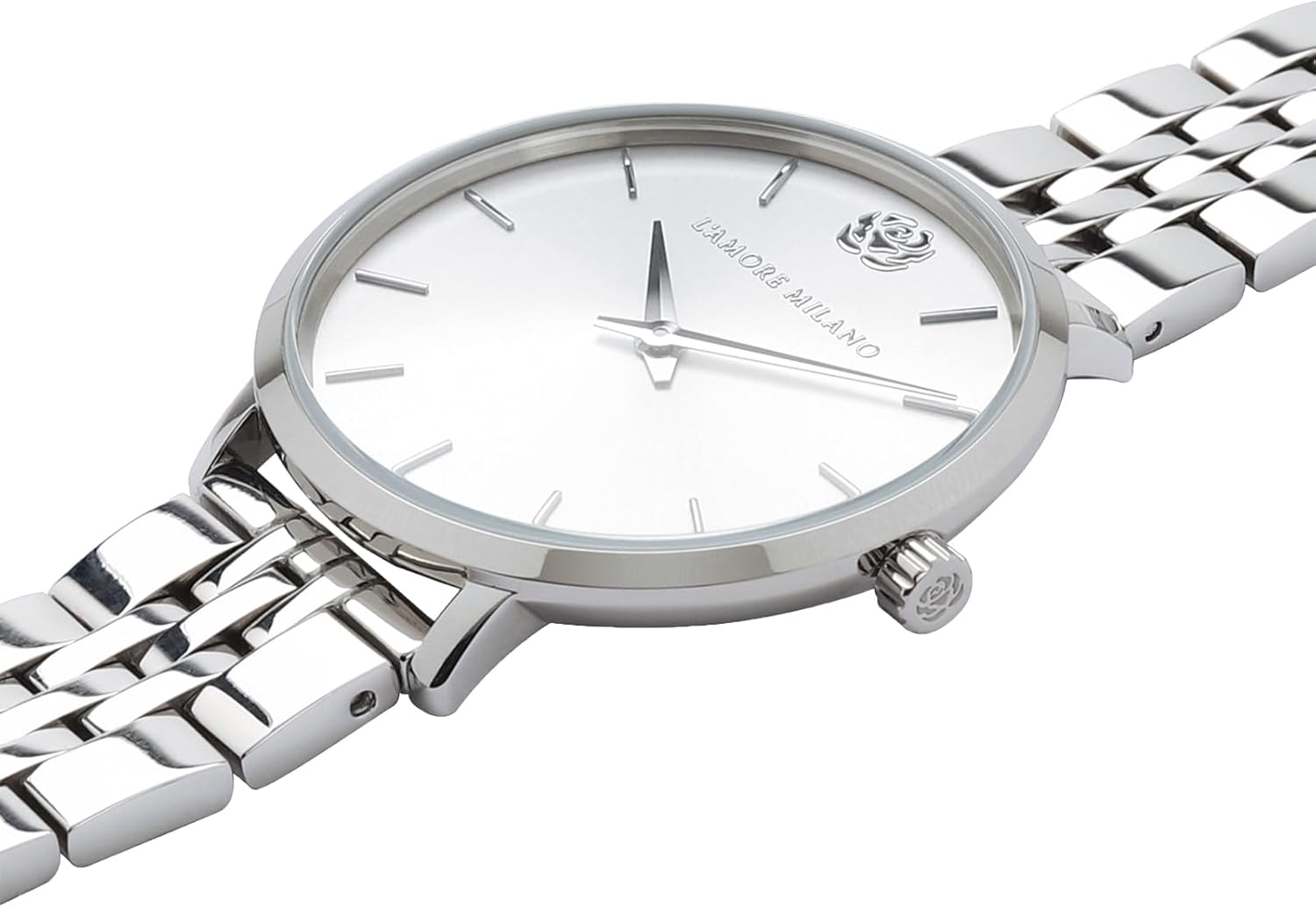 Thumbnail 1 de L'AMORE MILANO: Orologio da donna in scatola rose, 36 mm, resistente all'acqua 5ATM, regalo elegante