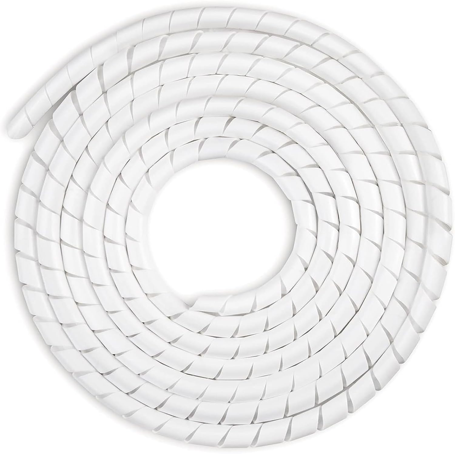 AGPTEK Kabelschlauch 12-25mm, 6 m – Weiß