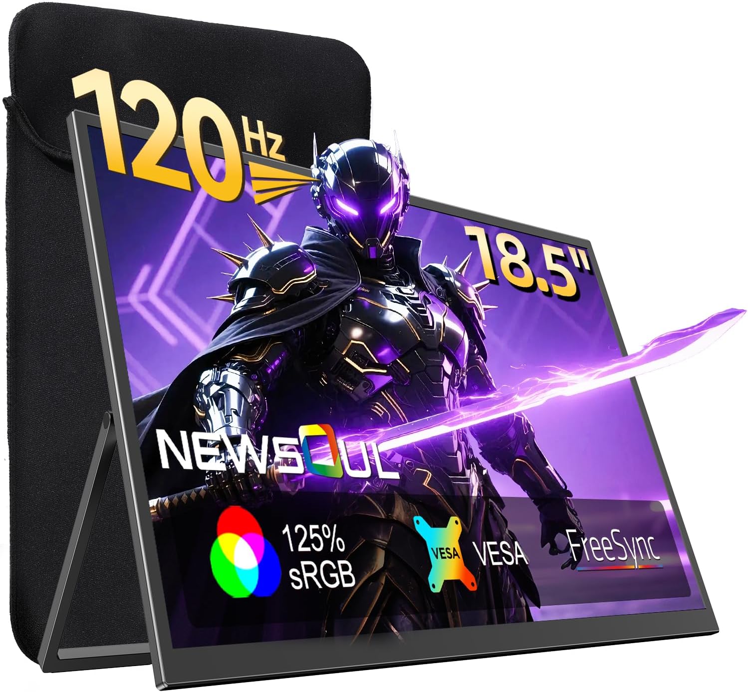 Detalle de Newsoul Portable Gaming Monitor 18.5-Inch: 120Hz Full HD IPS on the Go
