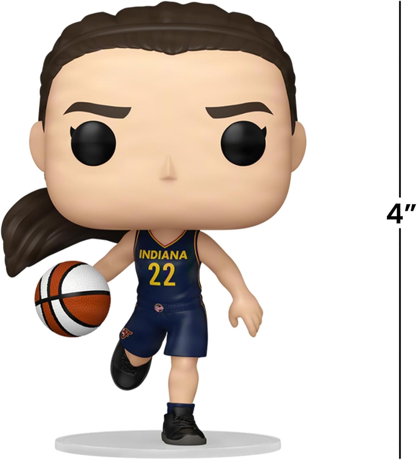 Detalle de Funko POP! WNBA フィーバー ケイトリン・クラーク ビニールフィギュア ネイビーのユニフォーム姿