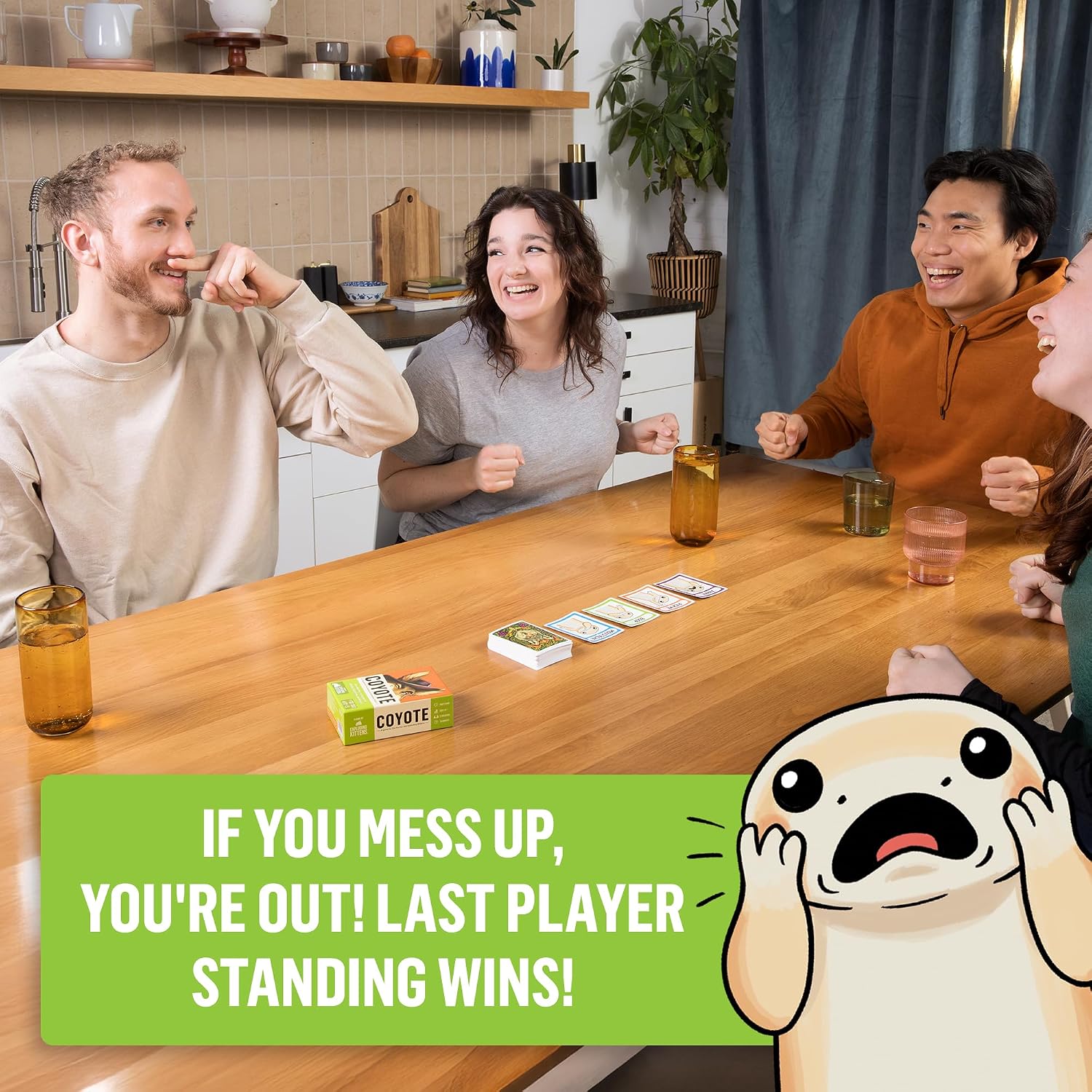 Thumbnail 6 de Exploding Kittens: Tim Ferriss presenta Coyote — Party game per 3–8 giocatori