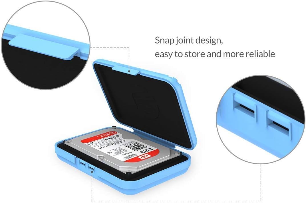 Detalle 2 de ORICO Custodia rigida portatile per hard disk/SSD da 3,5" PHX35 (protezione antistatica e antiurto)