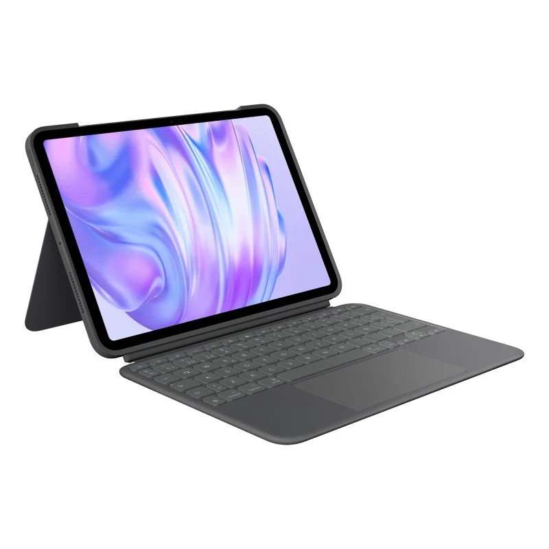 Detalle de Logitech Combo Touch para iPad Pro 11 pulgadas (M4) - Funda con teclado en grafito y trackpad