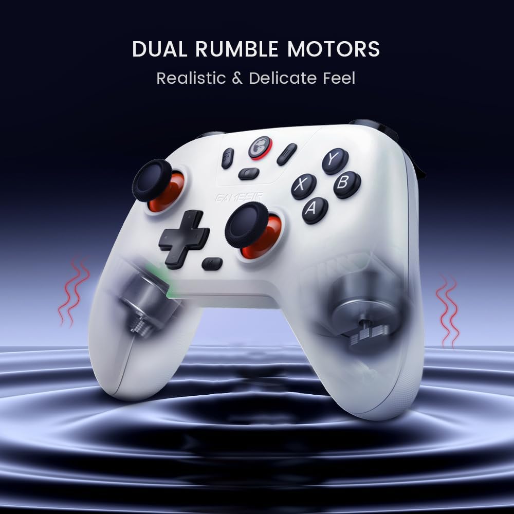 Thumbnail 6 de GameSir Nova Lite Wireless Controller (T4 Nova Lite) – Tri-Mode Funk + Hall-Effekt Trigger & DualVibration für PC, Switch, iOS/Android