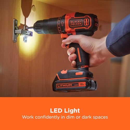 Thumbnail 5 de BLACK+DECKER cordless hammer drill 18V