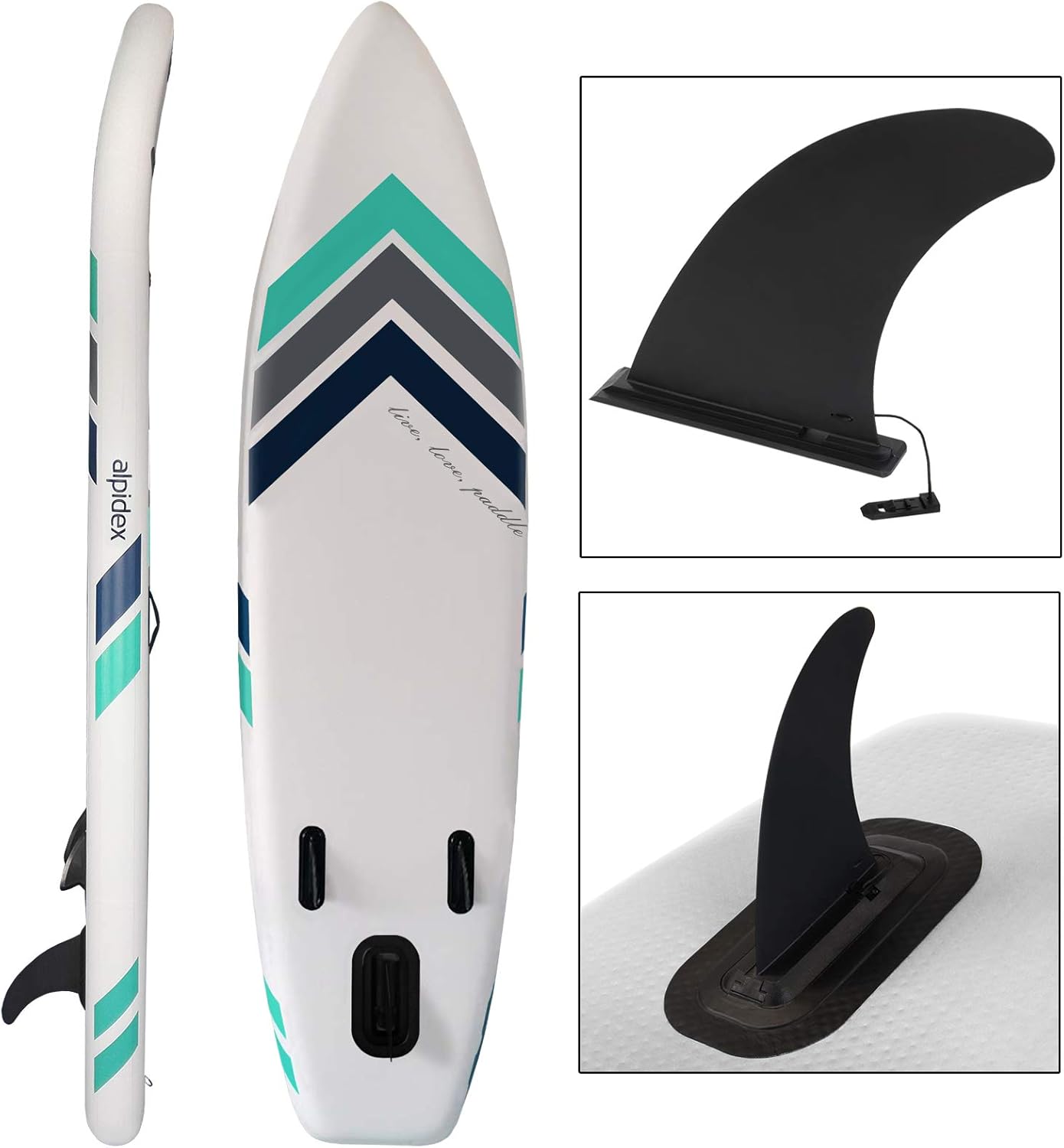 Thumbnail 2 de ALPIDEX Stand Up Paddle Set SUP 305 x 76 x 15 cm – Komplettset für Einsteiger bis Freizeit-Abenteurer