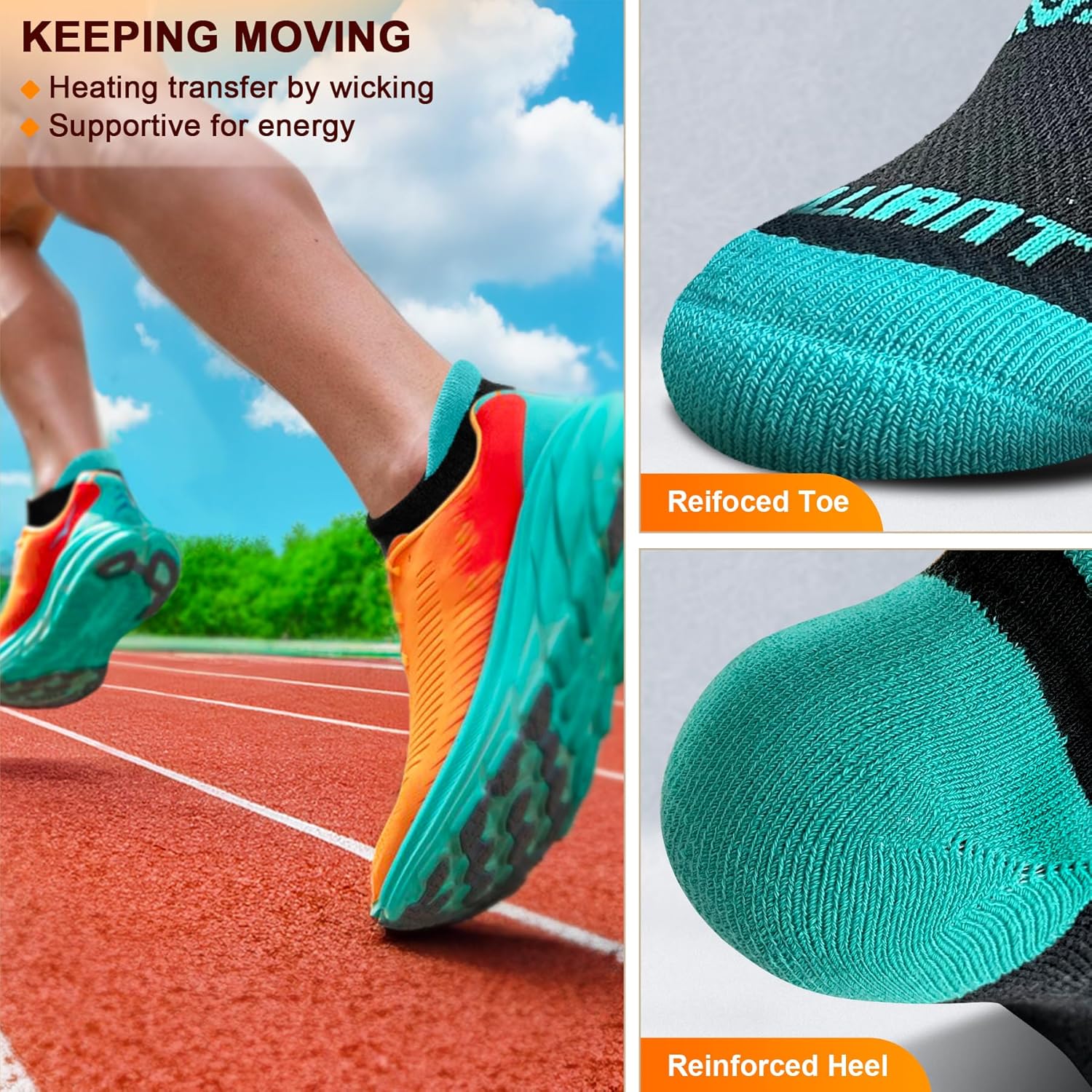 Thumbnail 6 de BULLIANT Calzini Sportivi Donna 6 paia