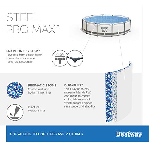Thumbnail 14 de Piscina Pool Frame Bestway 56408 de PVC Ø305 x 76 cm