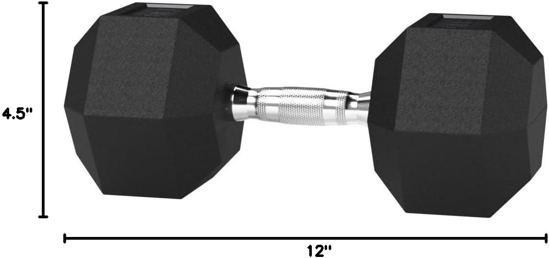 Thumbnail 5 de Amazon Basics Rubber Hex Dumbbell ⚙