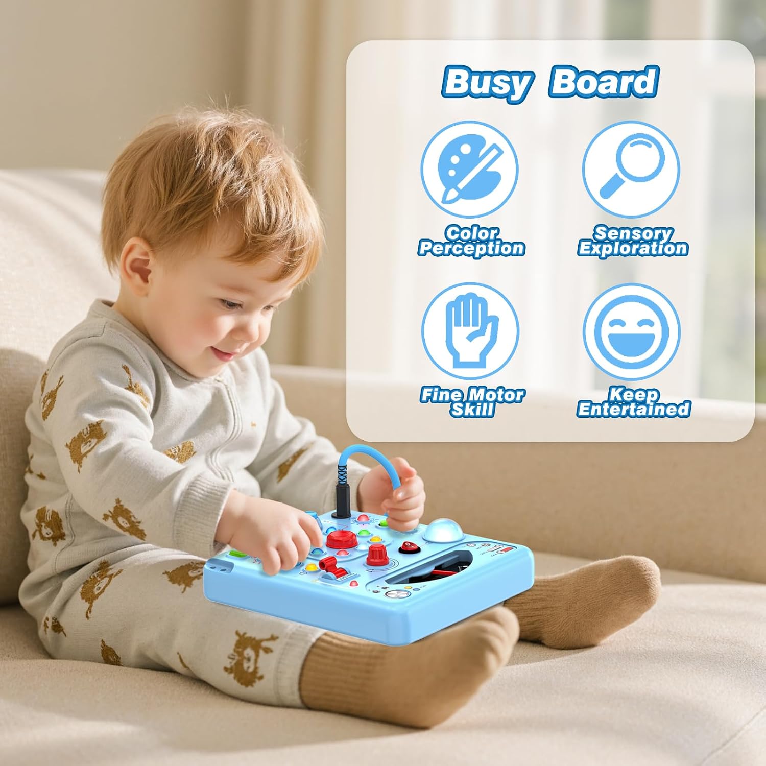 Detalle 2 de Tozuoup Busy Board with 13 LED Lights