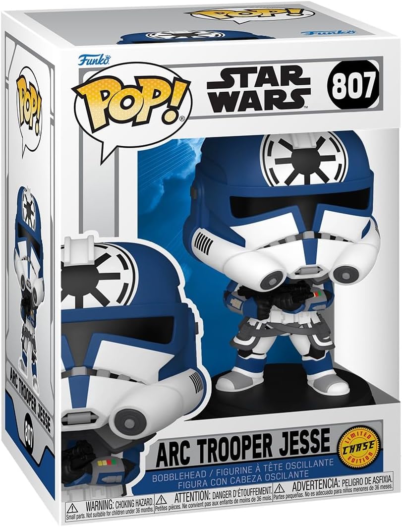 Thumbnail 2 de Funko Pop! Star Wars: Clone Wars Arc Trooper Jesse – 1 Chance sur 6 d’une Variante Rare Chase