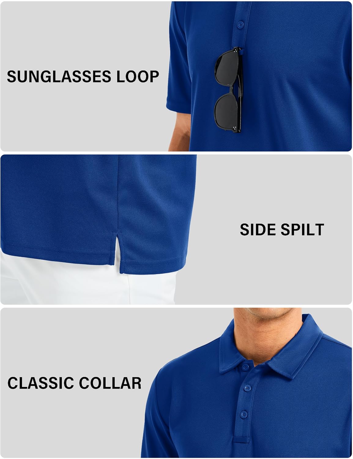 Thumbnail 3 de MAGCOMSEN Men's Polo Shirt Polyester