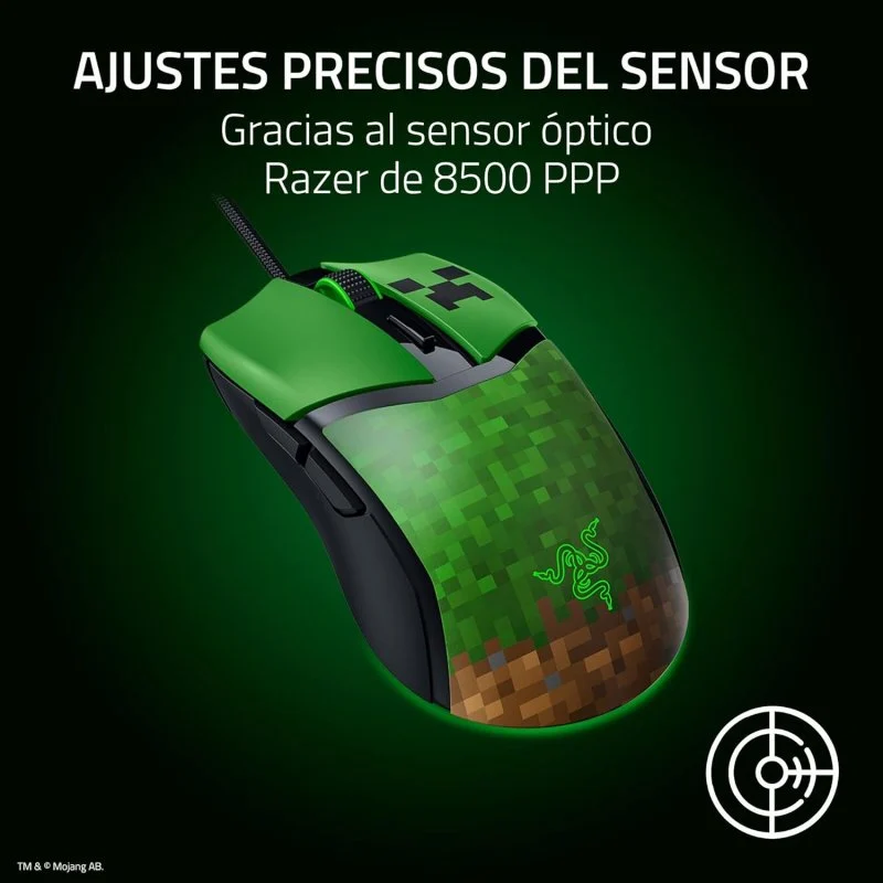 Thumbnail 2 de Razer Cobra Minecraft Edition ratón gaming 8.500 DPI