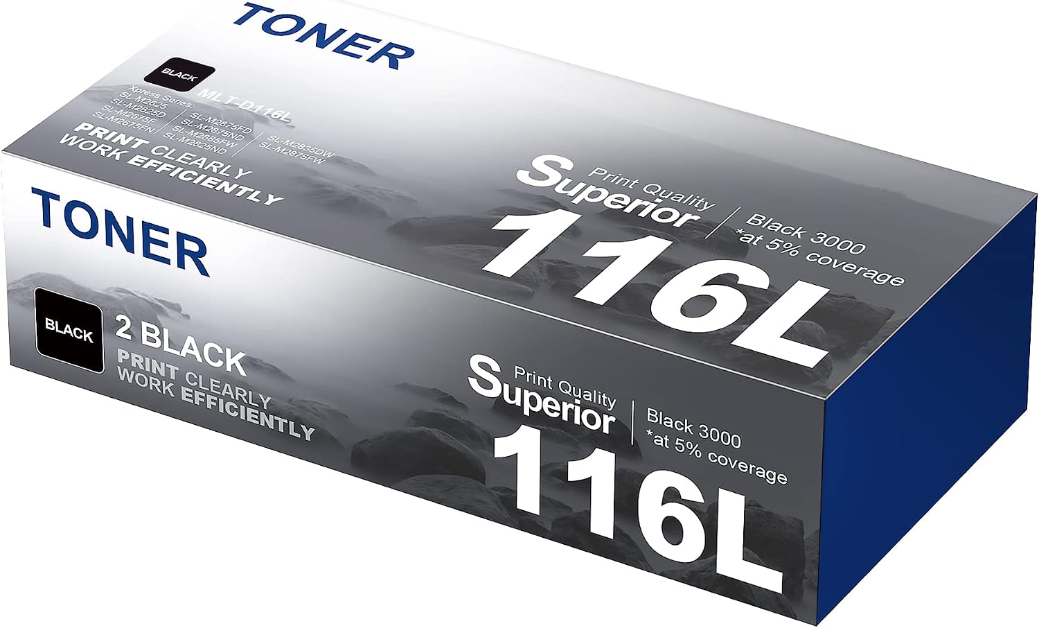 Detalle de KEENKLE 2er-Pack MLT-D116L Toner Schwarz für Samsung Xpress (kompatibel, 2x D116L)