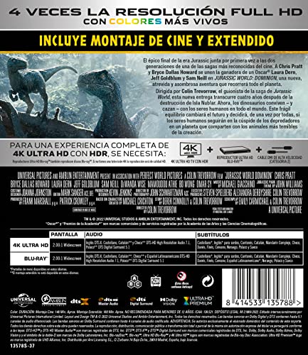 Thumbnail 1 de Jurassic World: Dominion en 4K UHD + Blu-ray de Universal Pictures (Blu-ray)
