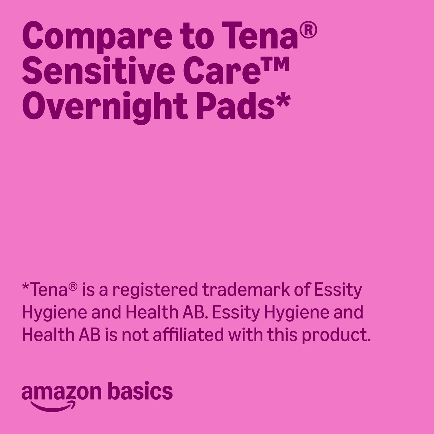 Detalle de Amazon Basics Incontinence Pads for Women — Overnight, Postpartum, Unscented, 30 Count