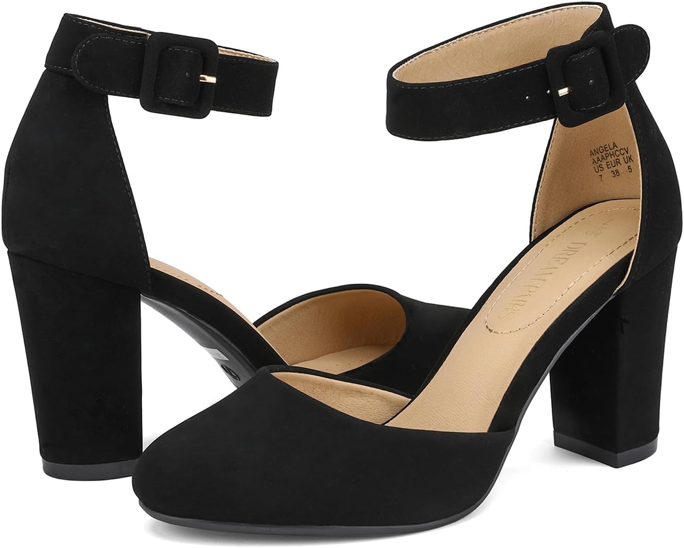 Thumbnail 4 de DREAM PAIRS Décolleté da Donna con Tacco Alto e Punta Chiusa – stile classico, comfort quotidiano