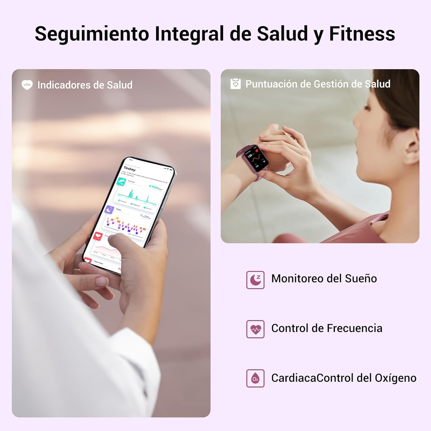 Detalle de Baolubao Reloj Inteligente Mujer 1.91" con linterna LED, llamadas Bluetooth y 2 correas (IP68)