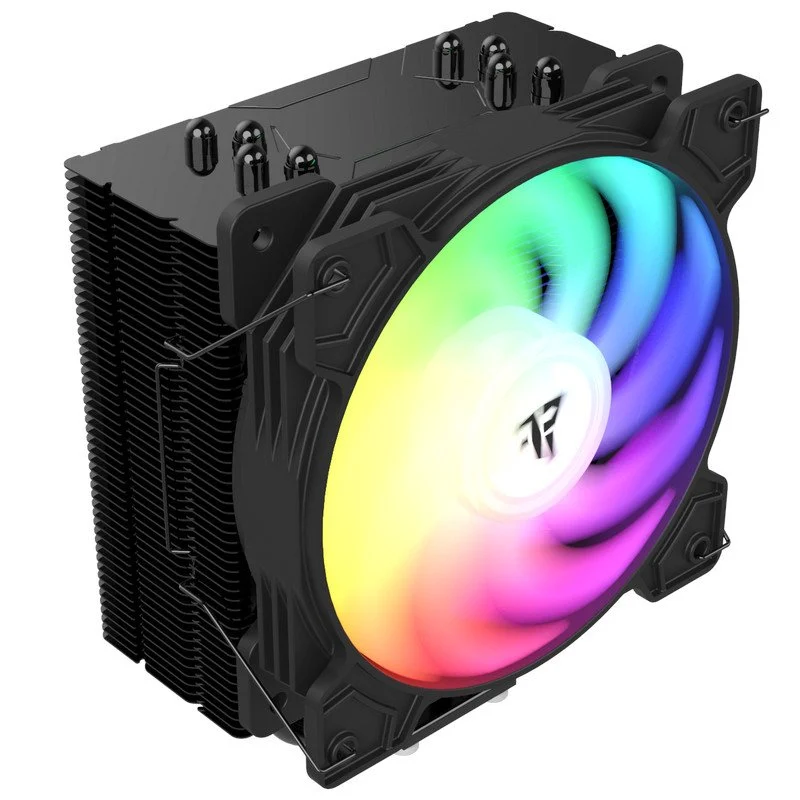 Detalle de tempest Cooler 4Pipes 120mm RGB Ventilador CPU Negro