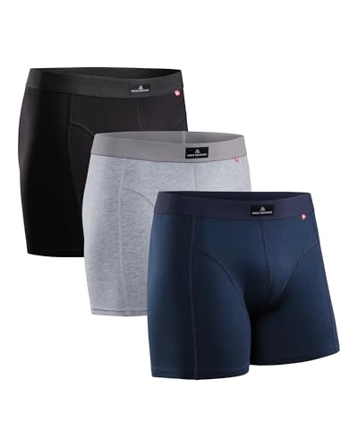 Detalle de DANISH ENDURANCE Calzoncillos Hombre Boxer Algodón Premium (Pack 3 o 10) – Confort y transpirabilidad