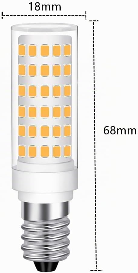 Detalle de tkhetiana e14 LED-lampa E14, varmvit 9 W, 1 000 lumen, 3-pack